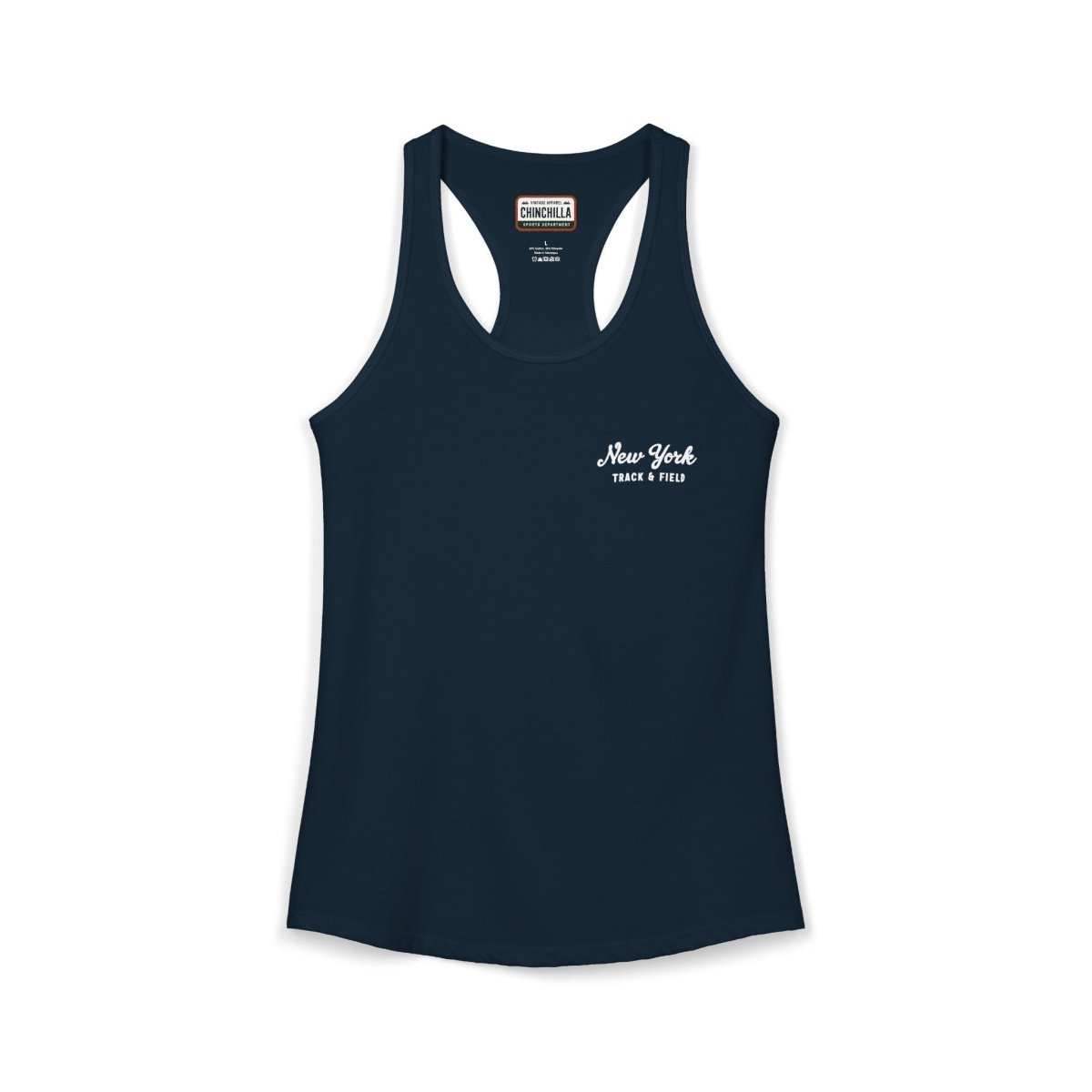 New York Varsity Women's Ideal Racerback Tank Top - Chinchilla Choons